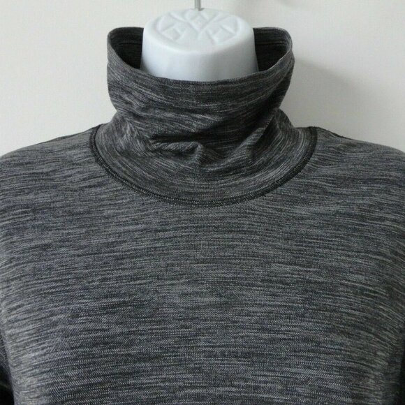 NWT LULULEMON Black White Merino Woolly Wonder Turtleneck LS Pullover Top 8 - Picture 3 of 7